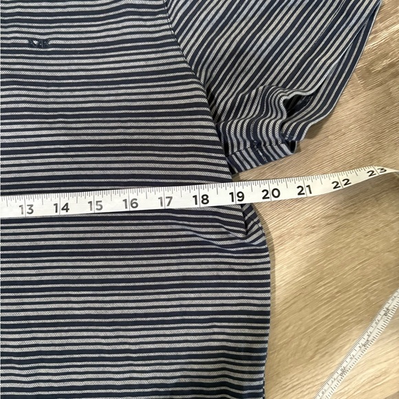 Michael Kors Blue and White Striped Tee - Picture 5 of 7
